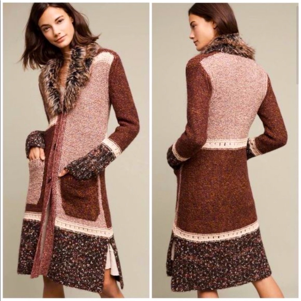 Anthropologie Angel of the North cardigan